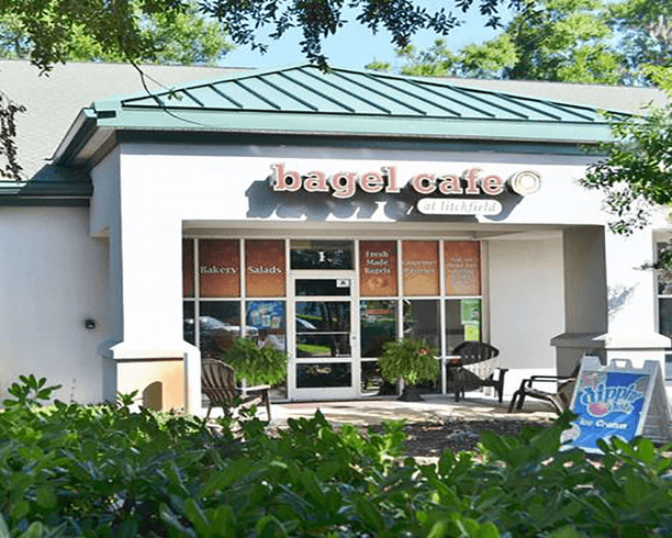 Outside view of Bagel Cafe