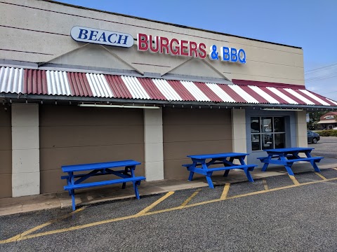 Outside of Beach, Burger, BBQ