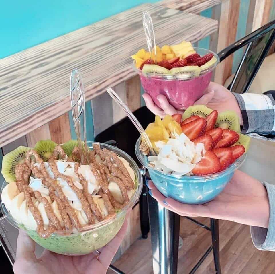 Different menu items from Kosta Bowls