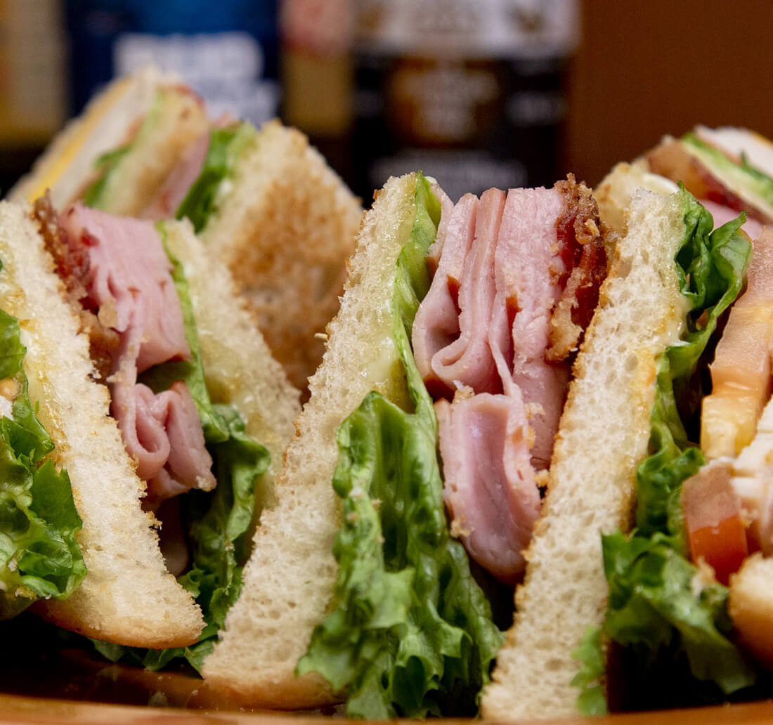 true blue club sandwich