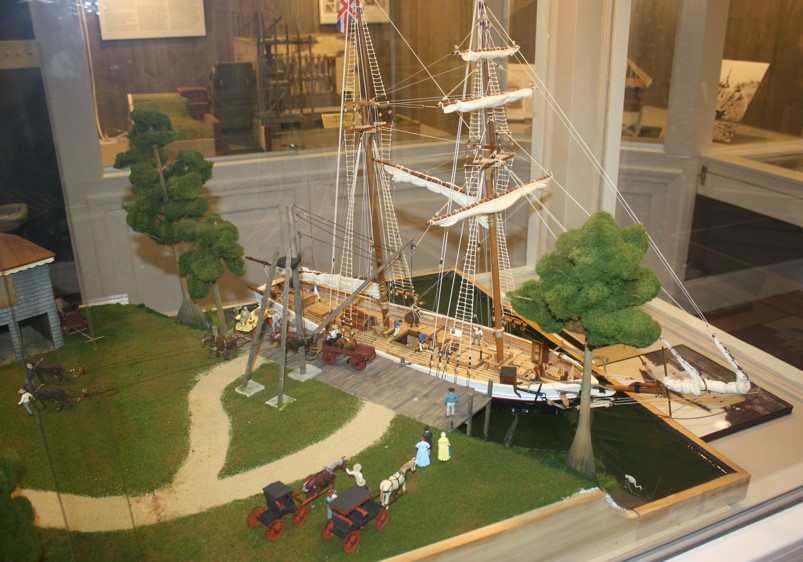 Rice Export Diarama reduced-Hammock-Coast-South-Carolina