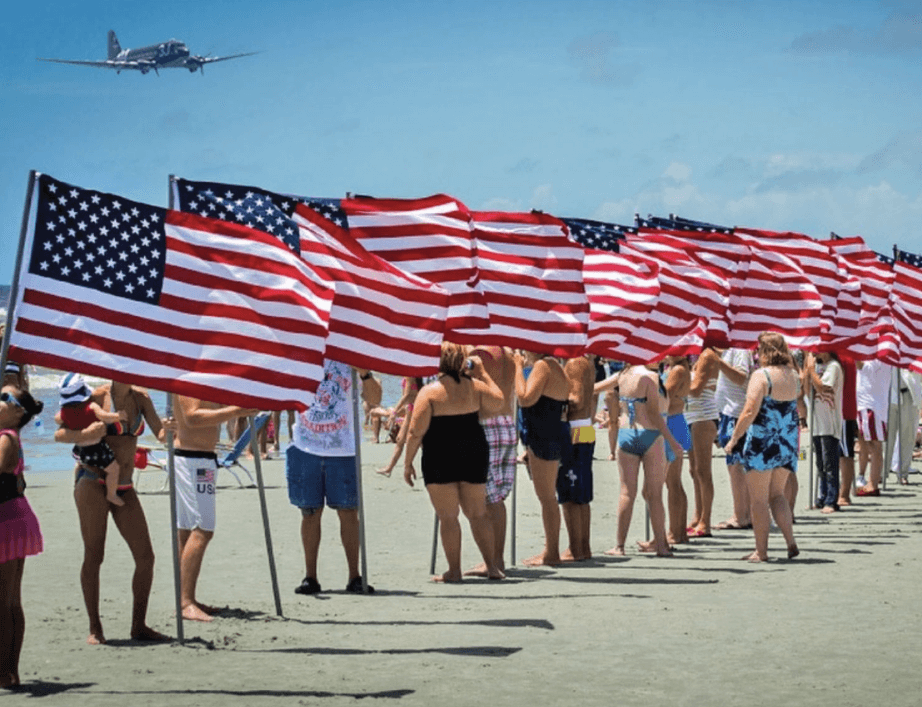 Patriotic flyover pi-onlypawleys