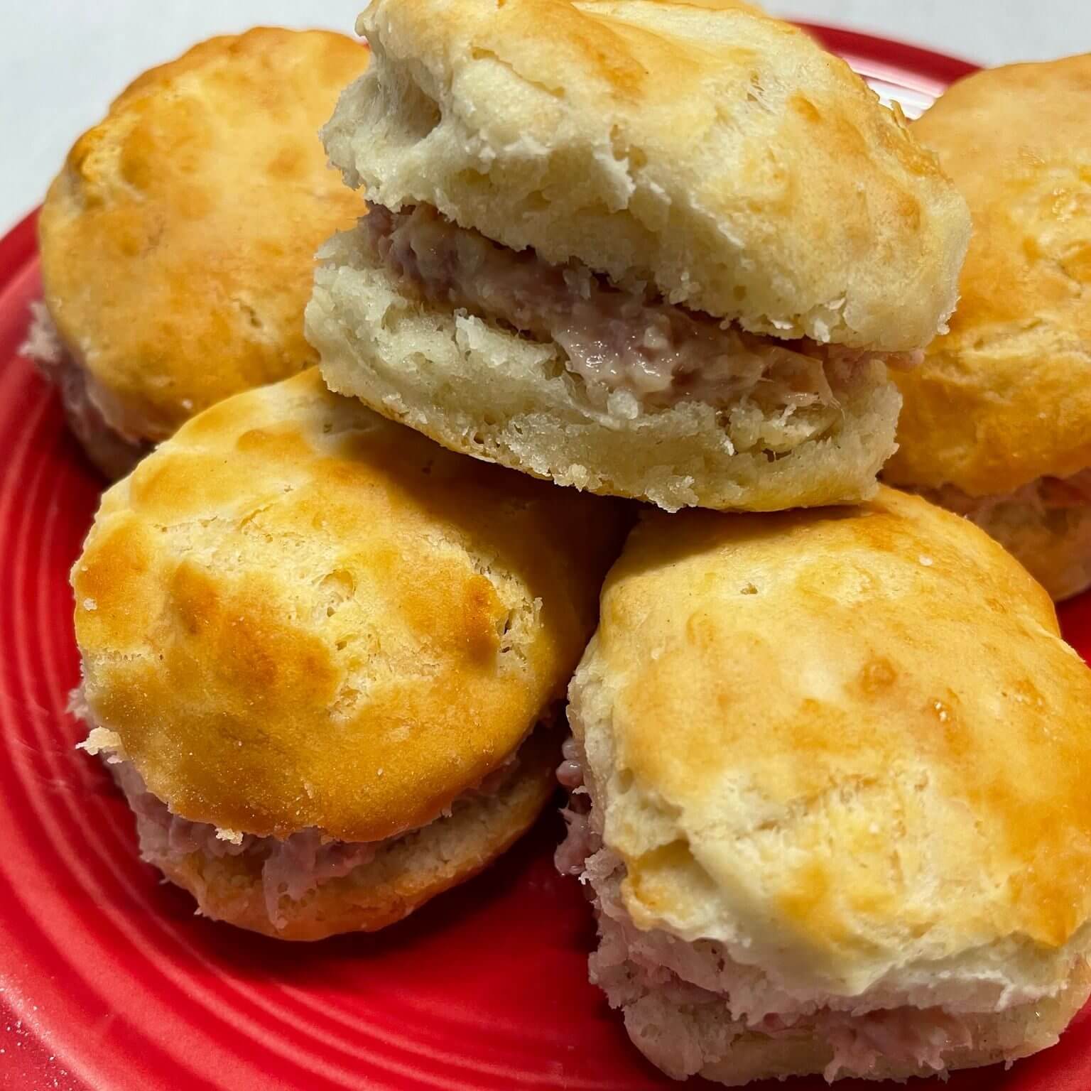 Get carried away tea bicsuits w country ham-onlypawleys